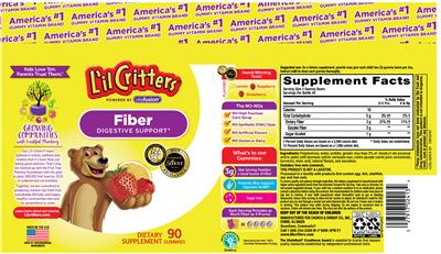 Photo of the L'il Critters Fiber label