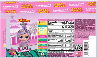 Photo of the L'il Critters Gummy Multivitamin L.O.L. Surprise! label