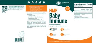 Label of HMF Baby Immune