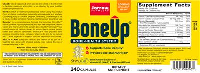 Photo of the Jarrow Formulas BoneUp label