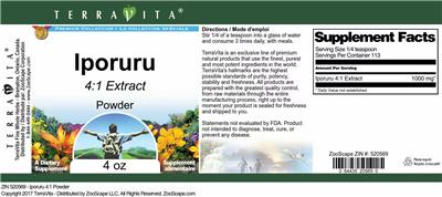 Iporuru 4:1 Extract Powder