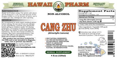 Cang Zhu Non-Alcohol
