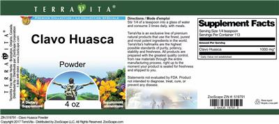 Clavo Huasca Powder
