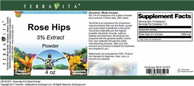 Rose Hips 5% Extract Powder