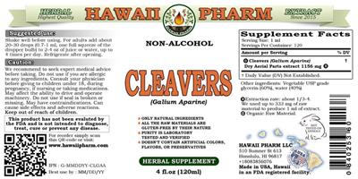 Photo of the Hawaii Pharm Cleavers Non-Alcohol label
