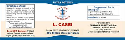 Label of L. Casei
