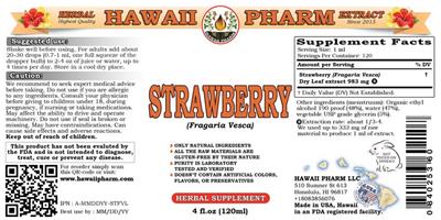 Photo of the Hawaii Pharm Strawberry label