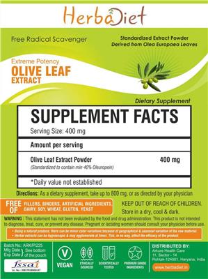 Extreme Potency Olive Leaf Extract Powder