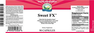 Photo of the Nature's Sunshine Sweet FX label