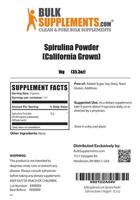 Spirulina Powder (California Grown)