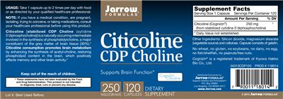 Citicoline CDP Choline 250 mg
