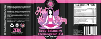 Photo of the Angry Supplements Hot & Skinny label