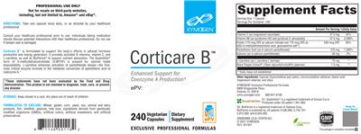 Photo of the XYMOGEN Corticare B label