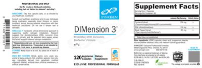 Photo of the XYMOGEN DIMension 3 label