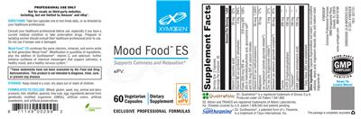 Photo of the XYMOGEN Mood Food ES label