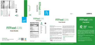 Photo of the XYMOGEN FITFood Lean Creamy Chocolate label