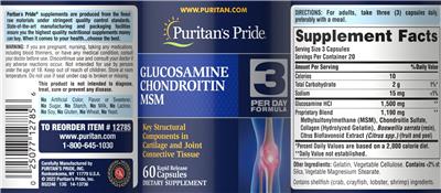 Glucosamine Chondroitin MSM