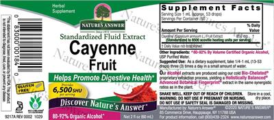 Cayenne Fruit, Nature's Answer
