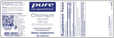 Chromium (Picolinate) 500 mcg