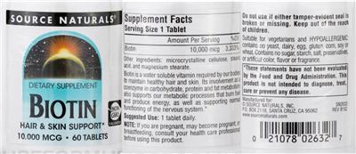 Biotin 10,000 mcg