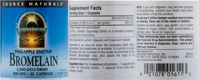 Bromelain 500 mg