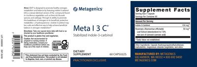 Photo of the Metagenics Meta I 3 C label