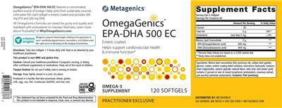 OmegaGenics EPA-DHA 500 EC