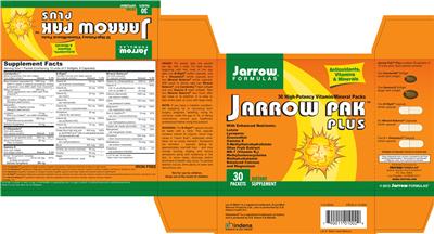 Photo of the Jarrow Formulas B-Right label