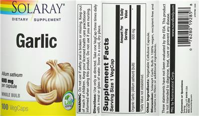 Garlic 600 mg