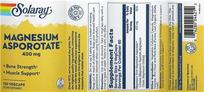Magnesium Asporotate 400 mg