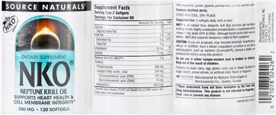 NKO Neptune Krill Oil 500 mg