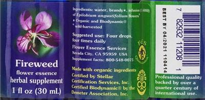 Fireweed Flower Essence