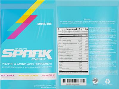 Photo of the AdvoCare Mandarin Orange label