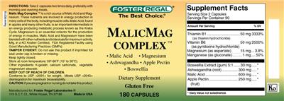 Photo of the Foster Regal MalicMag Complex label