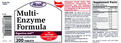 Multi-Enzyme Formula