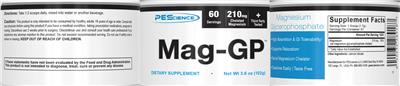 Photo of the PEScience Mag-GP label
