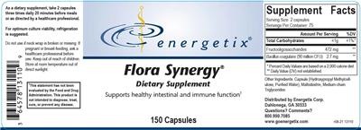 Photo of the Energetix Flora Synergy label