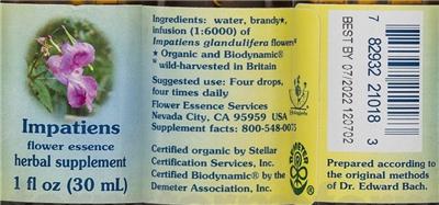Impatiens Flower Essence