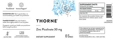 Zinc Picolinate 30 mg