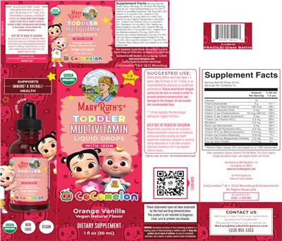 CoComelon Toddler Multivitamin Liquid Drops Orange Vanilla