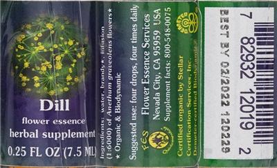 Dill Flower Essence