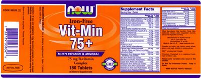Vit-Min 75+ Multi Vitamin & Mineral