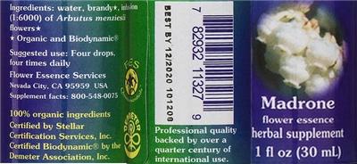 Madrone Flower Essence