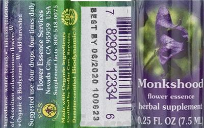 Monkshood Flower Essence