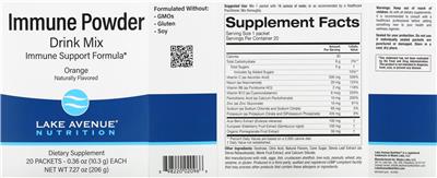 Immune Powder Drink Mix Orange