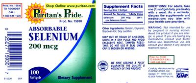 Absorbable Selenium 200 mcg