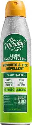 Photo of the Murphy's Naturals Mosquito & Tick Repellent label