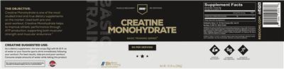 Photo of the Redcon1 Basic Training Creatine Monohydrate 5 g label