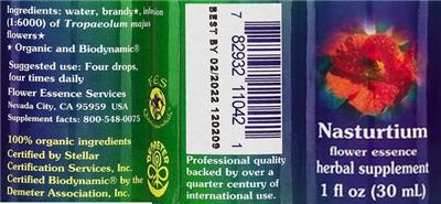 Nasturtium Flower Essence