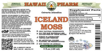 Iceland Moss Alcohol Free